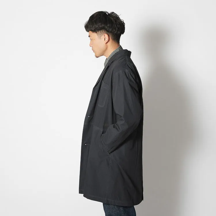 Natural-Dyed Recycled Cotton Coat