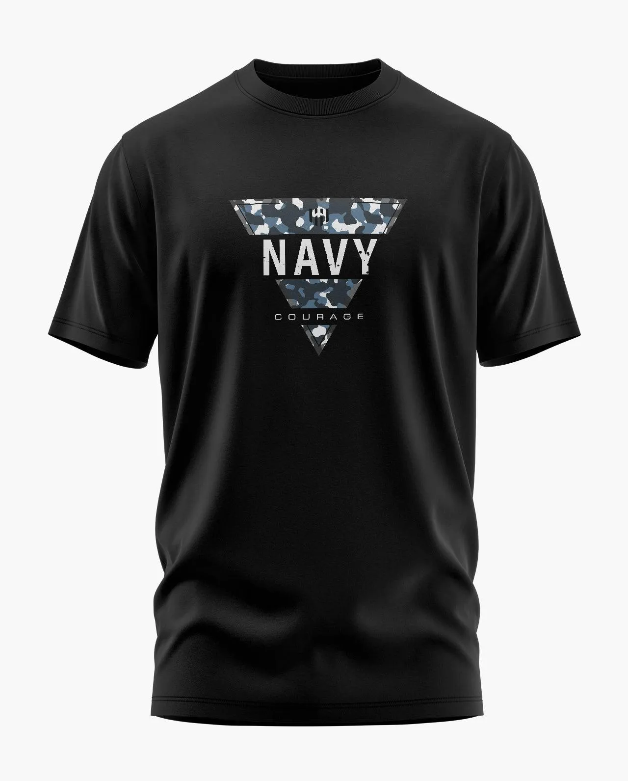 Navy Courage Signature LuxeSoft Cotton T-Shirt