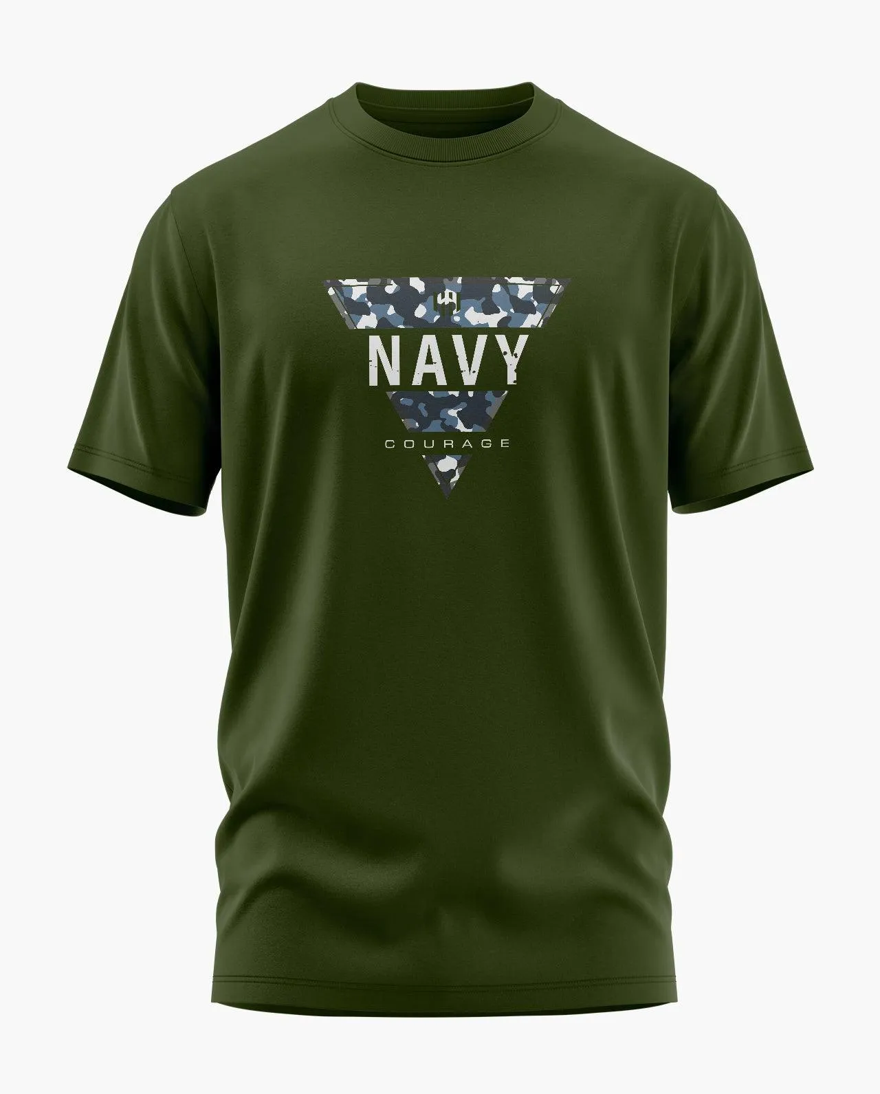 Navy Courage Signature LuxeSoft Cotton T-Shirt