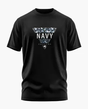 Navy Courage Signature LuxeSoft Cotton T-Shirt