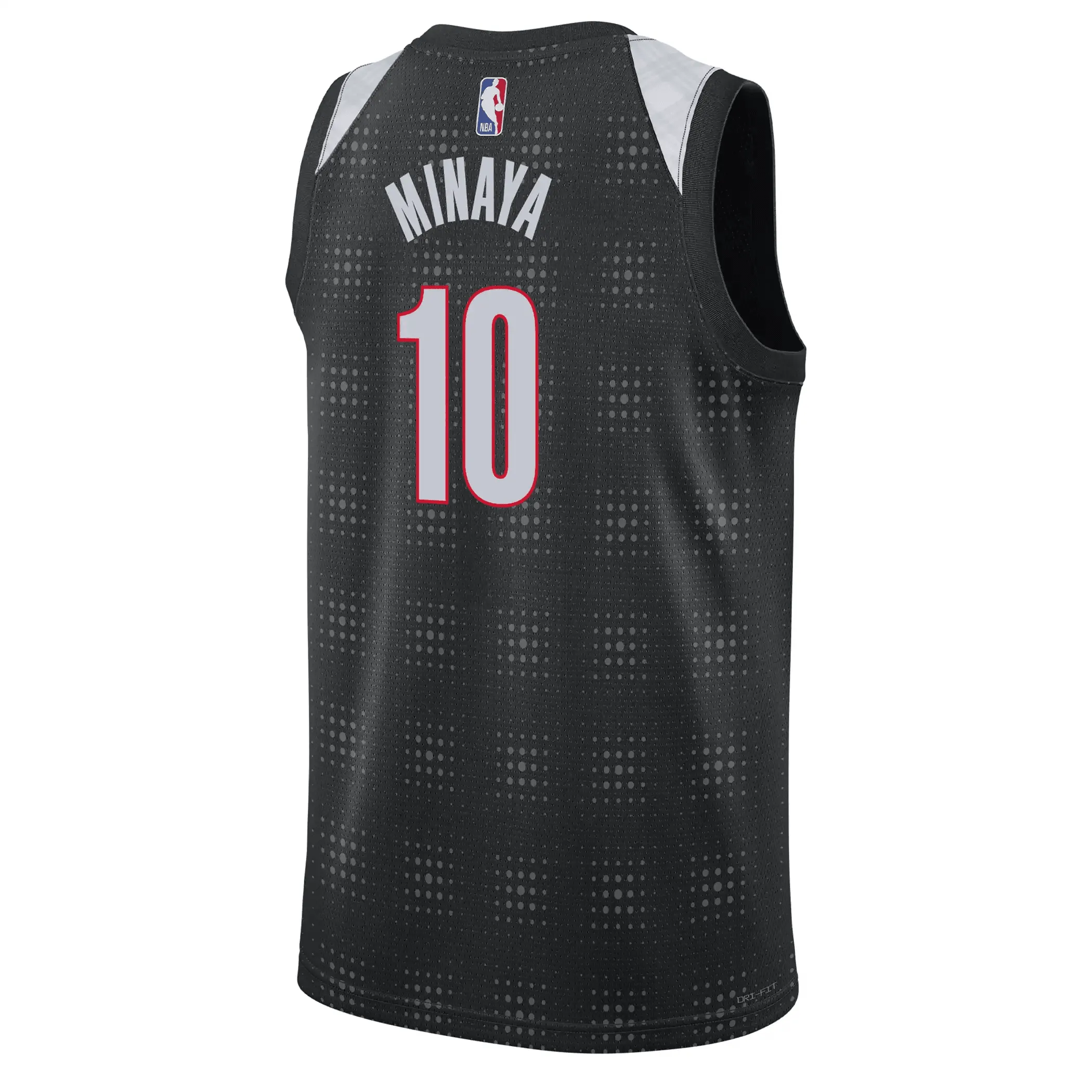 Nike Justin Minaya NBA Swingman Peak Plaid 24-25 City Edition Jersey