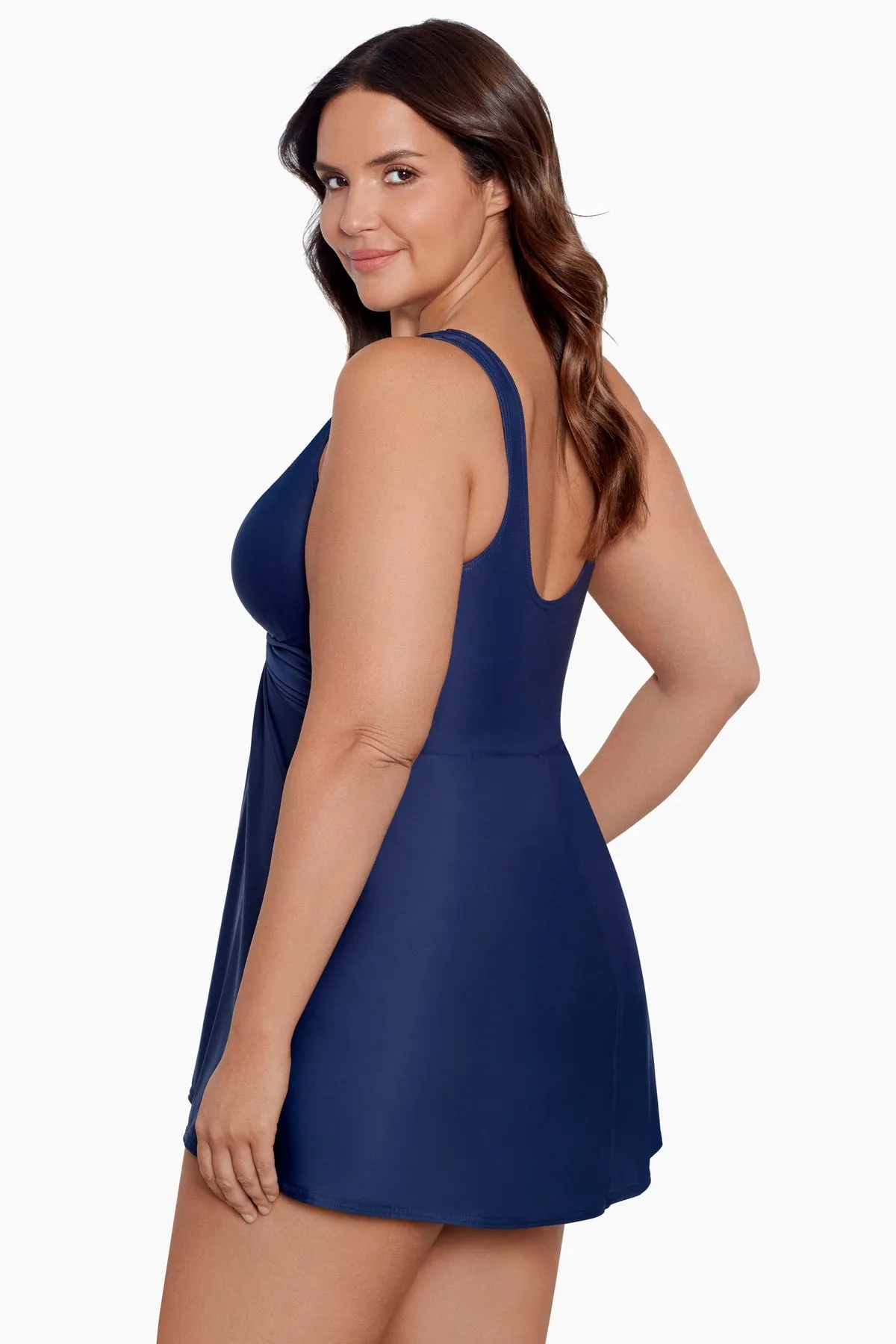 Plus Size Must Haves Marais One Piece Swim Dress