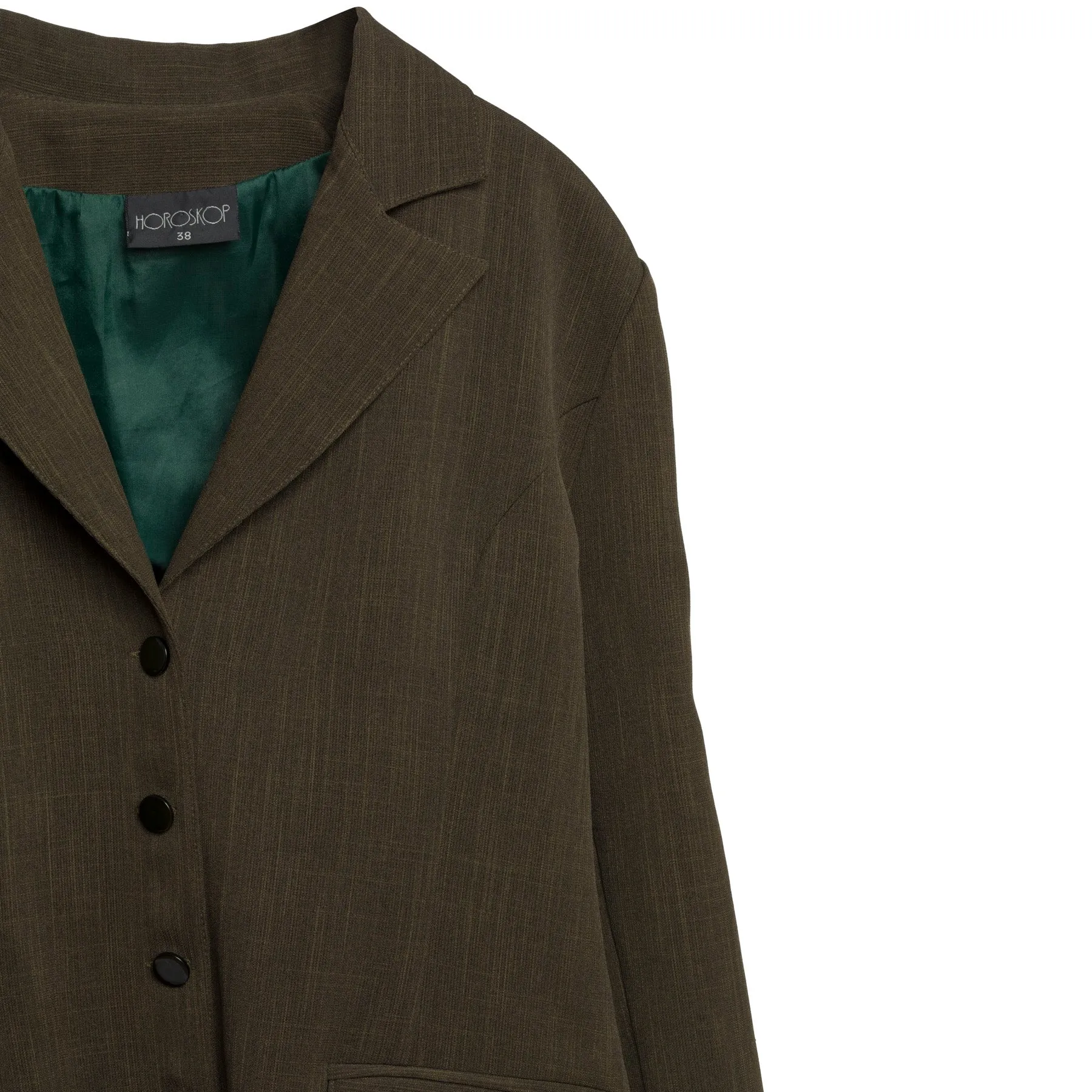 Rib Weave Unlined Panel Line Coat