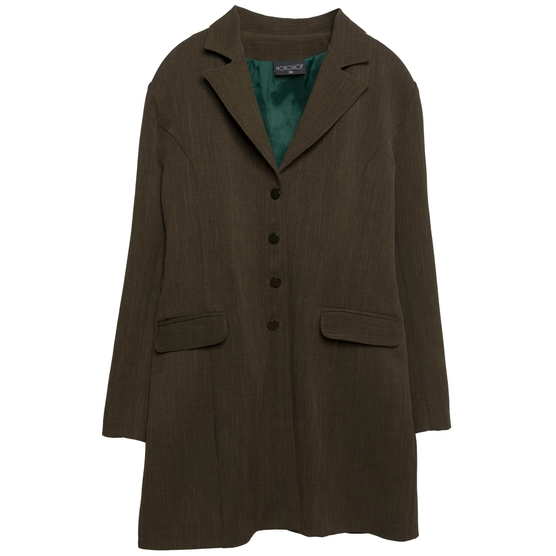 Rib Weave Unlined Panel Line Coat