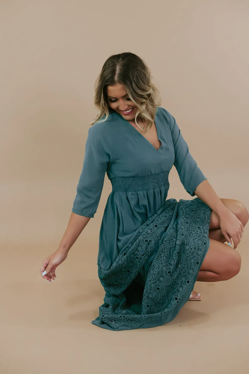 Something Timeless Maxi Dress, Green
