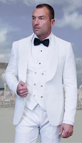 Statement  Emporio-WHT Mens Suit
