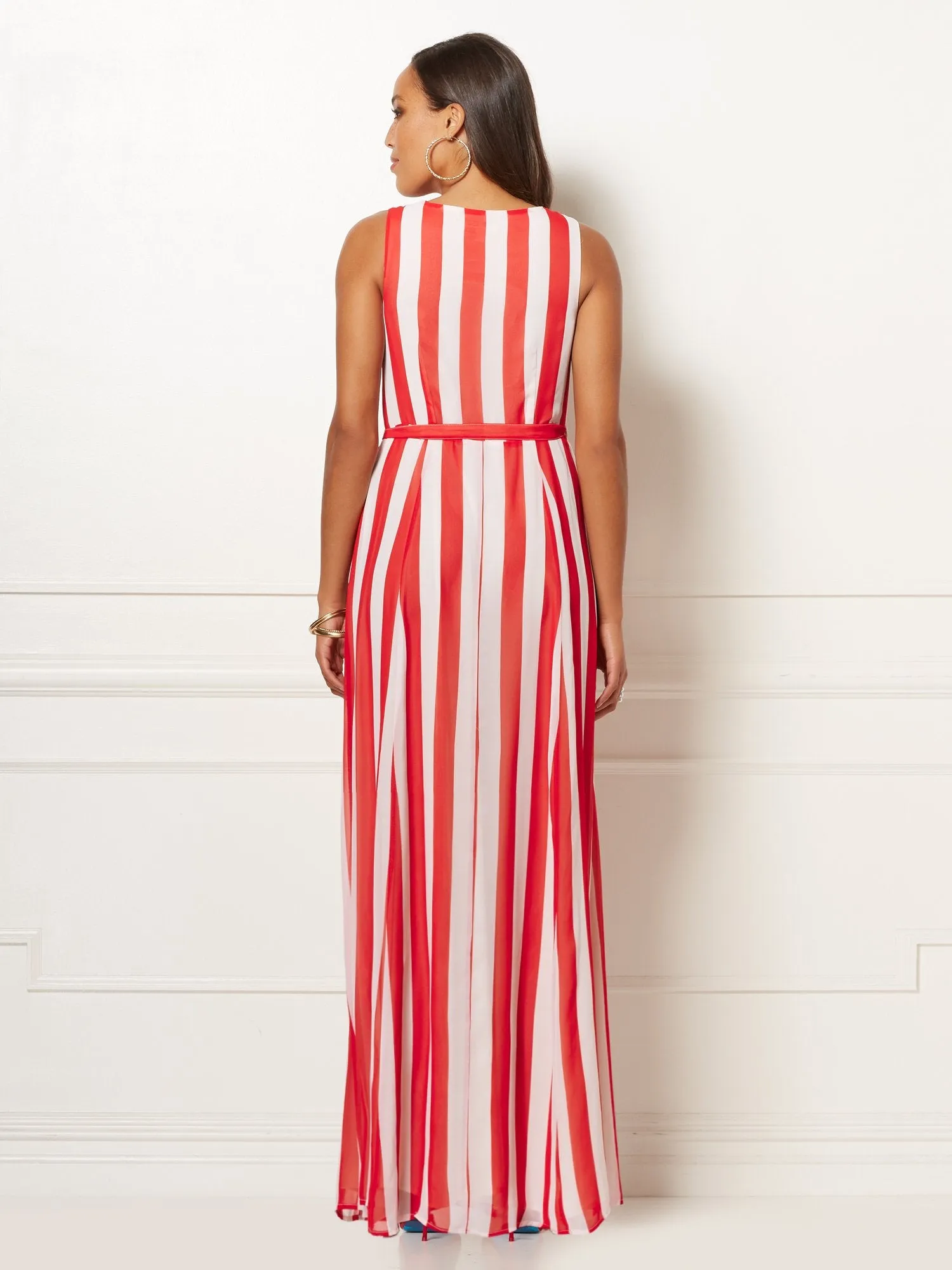 Stripe Kenzie Maxi Dress - Eva Mendes Collection