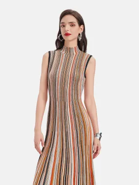 Striped Slimming Dress