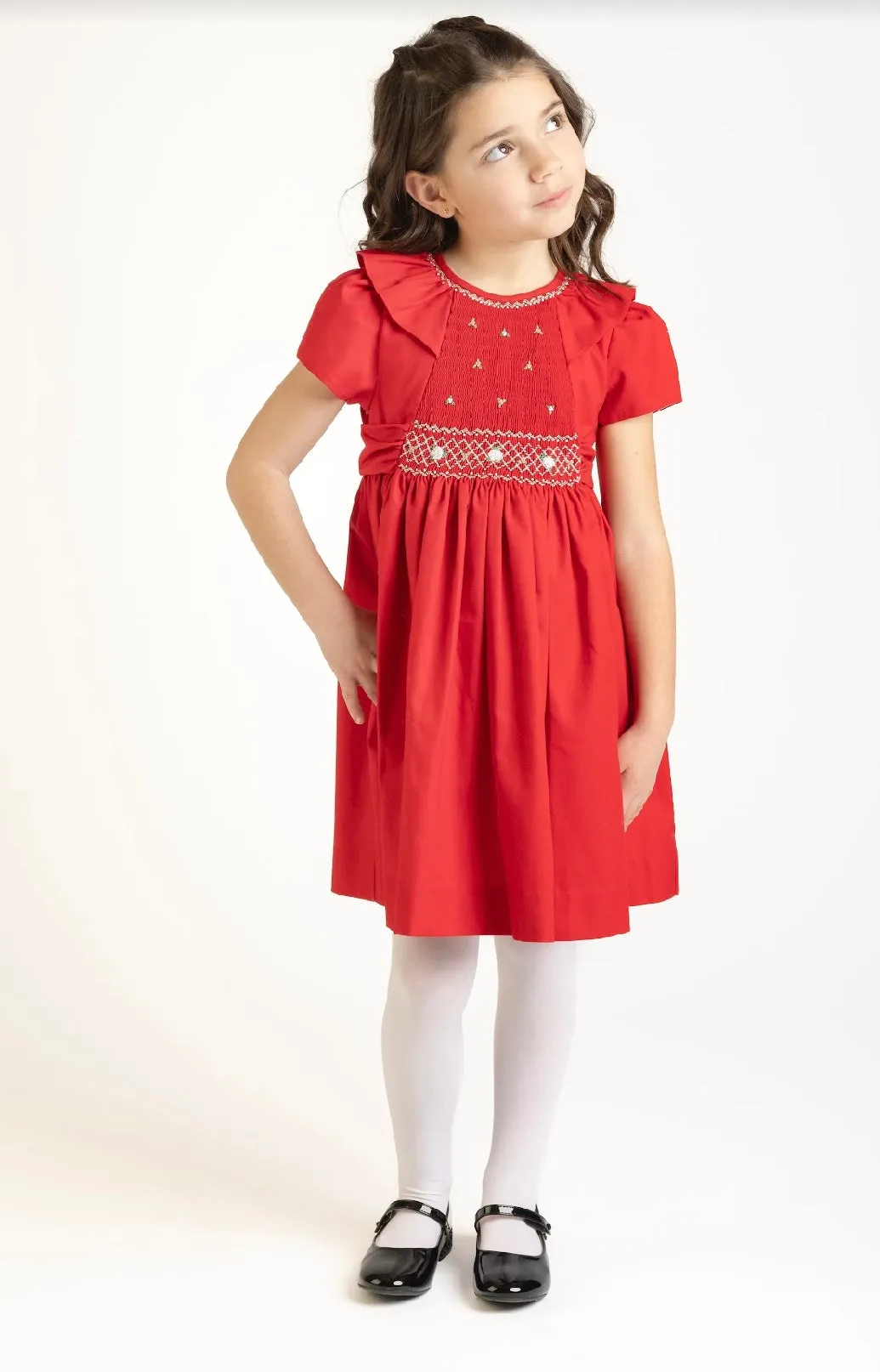 Timeless Bliss Smock Red Dress