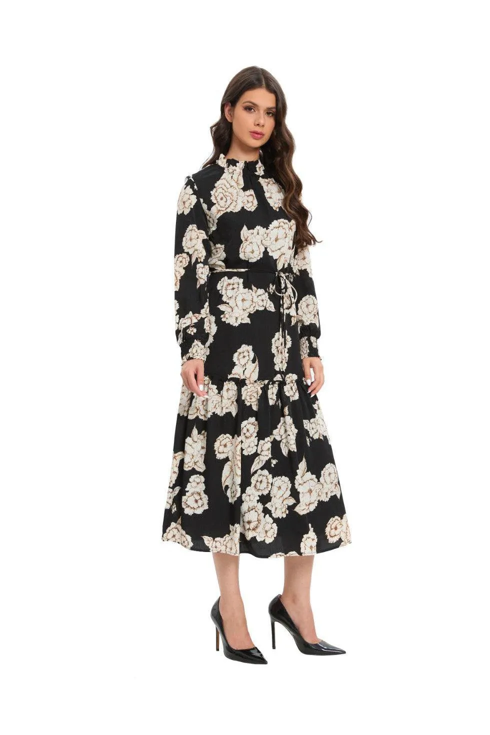 TIMELESS BLOOM MIDI DRESS שמלה