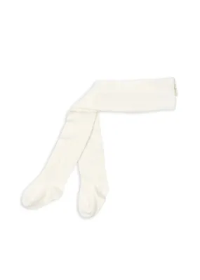 WOOL POINTELLE TIGHTS - Beige